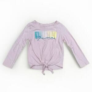 Puma Pink Front Knot Tank 5T